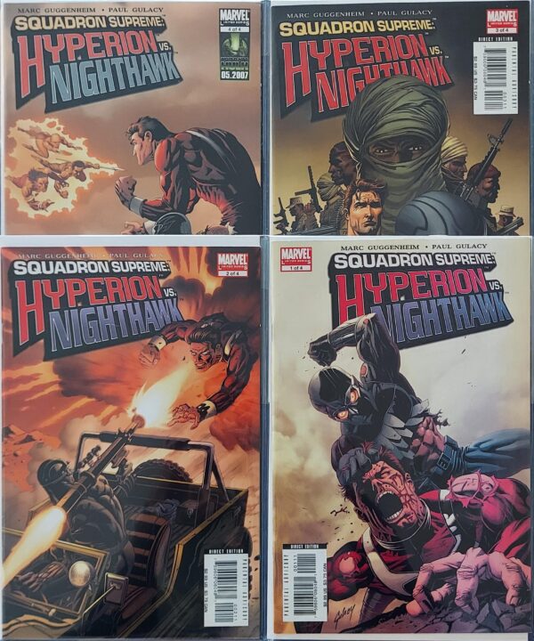 Squadron Supreme: Hyperion Vs Nighthawk (2007) #1-4 Complete Set