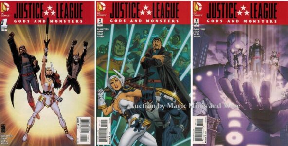 Justice League Gods and Monsters (2015) #1-3 Complete Set