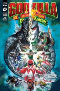 Godzilla Vs. The Mighty Morphin Power Rangers #4 Variant B (Draper-Ivey)