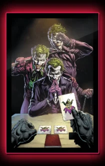 Batman The Three Jokers led poster