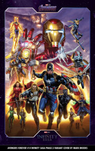 AVENGERS FOREVER 14 BROOKS INFINITY SAGA PHASE 3 VARIANT