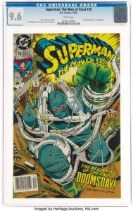 Superman The Man of Steel #18 cgc 9.6