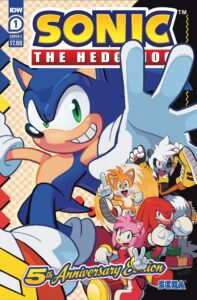 Sonic the Hedgehog: #1 (5th Anniversary Edition) (CVR C)