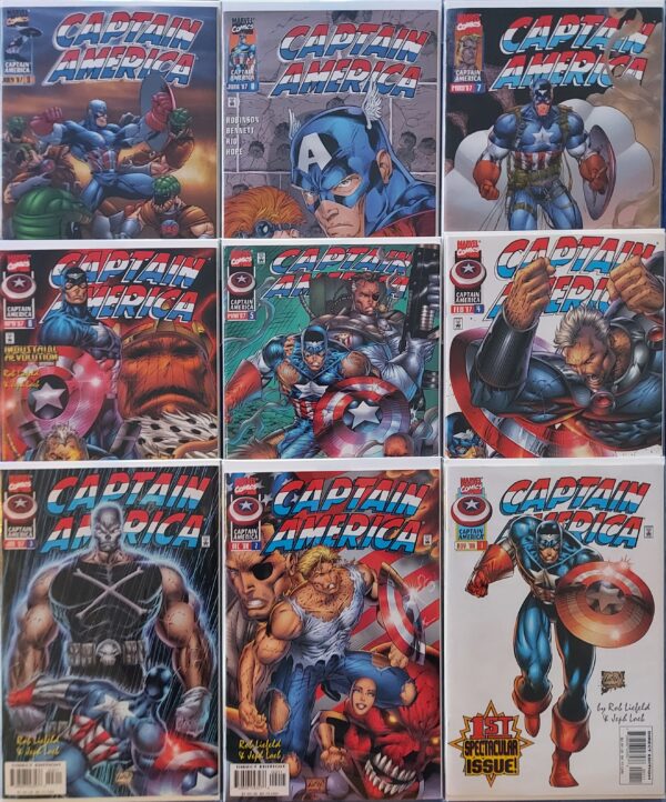 Captain America (1996) #1-9 Bundle