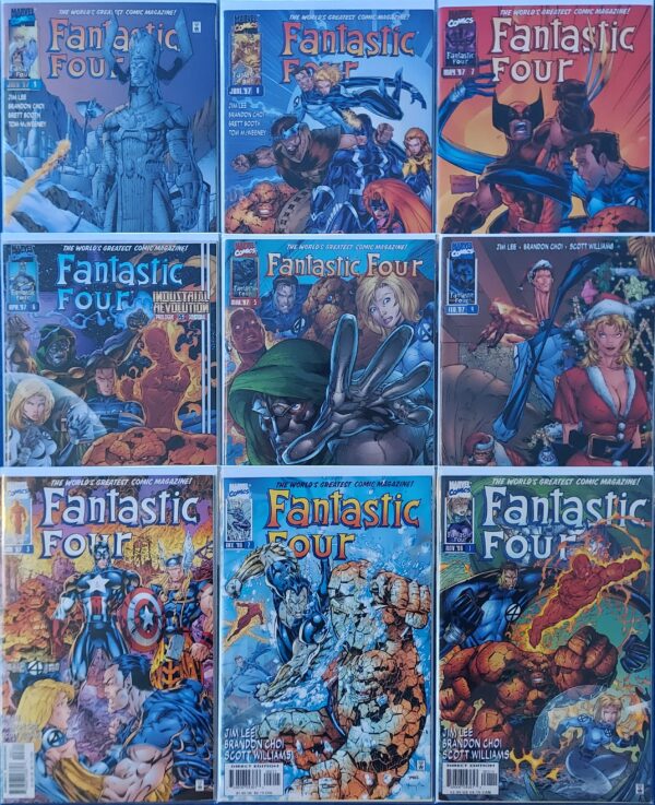 Fantastic Four (1996) #1-9 Bundle