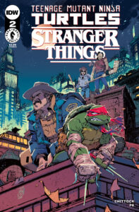 Teenage Mutant Ninja Turtles x Stranger Things #2 Variant B (Corona)