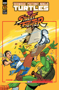 Teenage Mutant Ninja Turtles Vs. Street Fighter #3 Variant C (Reilly)