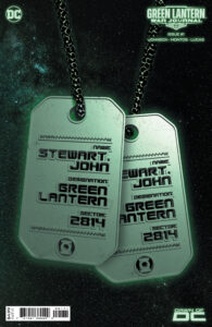 GREEN LANTERN WAR JOURNAL #1 (GLOW-IN-THE-DARK DOG TAG VARIANT)