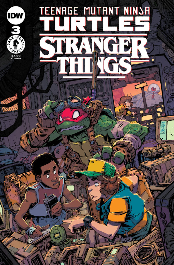 Teenage Mutant Ninja Turtles x Stranger Things #3 Variant B (Corona)