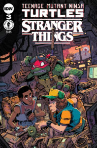 Teenage Mutant Ninja Turtles x Stranger Things #3 Variant B (Corona)