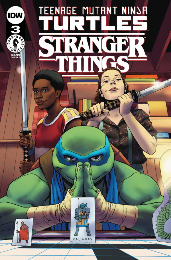 Teenage Mutant Ninja Turtles x Stranger Things #3 Variant D (Gorham)