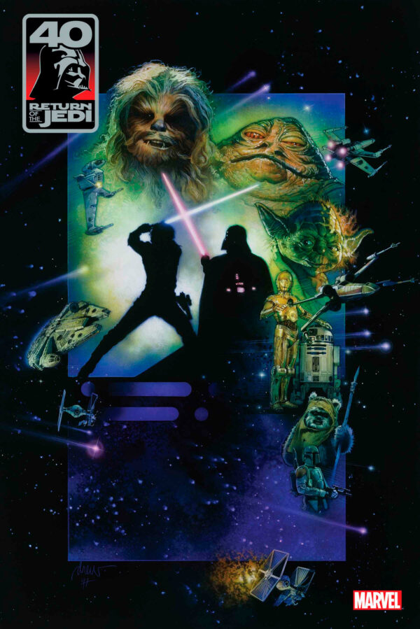 STAR WARS: RETURN OF THE JEDI - THE 40TH ANNIVERSARY COVERS BY CHRIS SPROUSE 1 MOVIE POSTER VARIANT