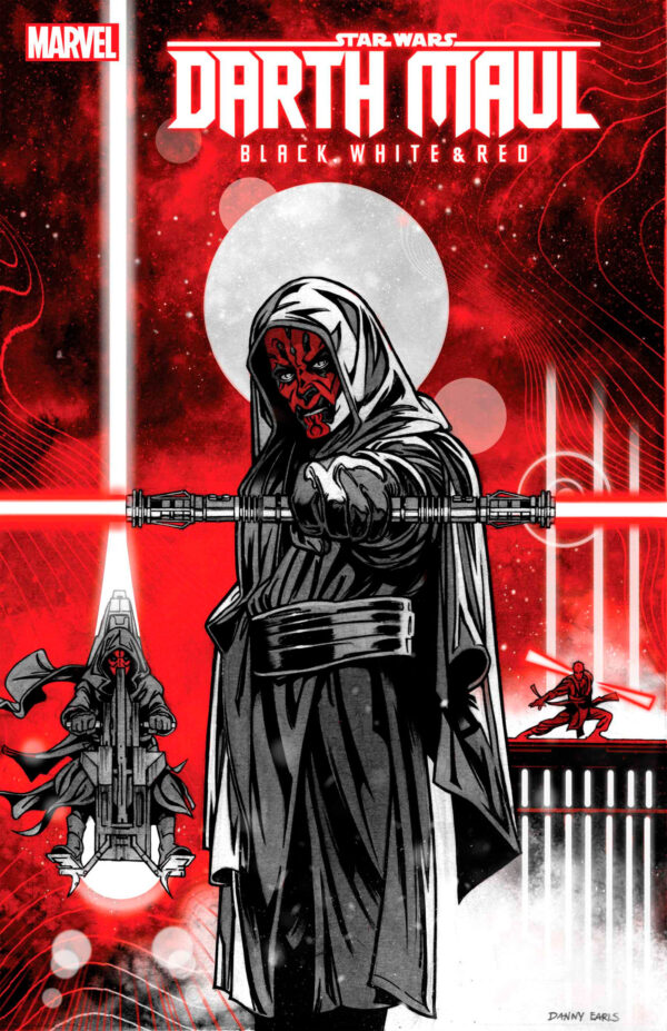 STAR WARS: DARTH MAUL - BLACK, WHITE & RED #2 (DANNY EARLS VARIANT)