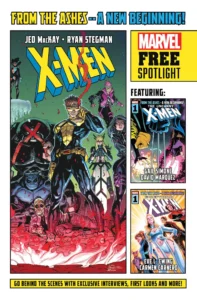 X-MEN: FROM THE ASHES SAMPLER