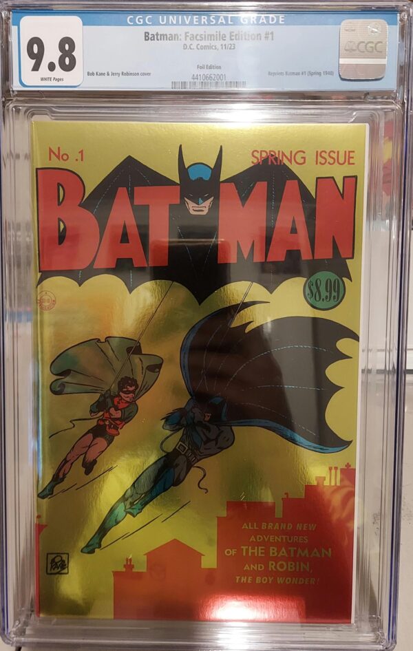 Batman (Facsimile Edition Foil) #1 CGC 9.8