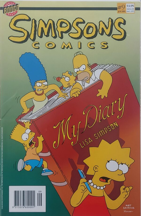 Simpsons Comics #9 (Australian Price)