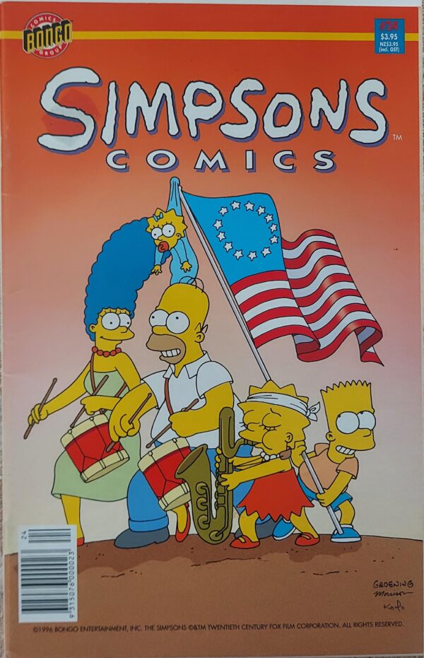 Simpsons Comics #24 (Australian Price)