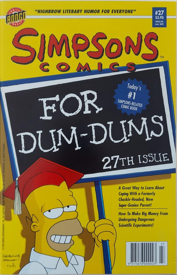 Simpsons Comics #27 (Australian Price)