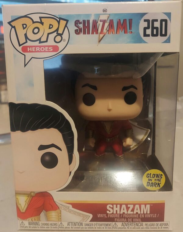 Shazam (Glow in the Dark) #260 Funko POP! vinyl