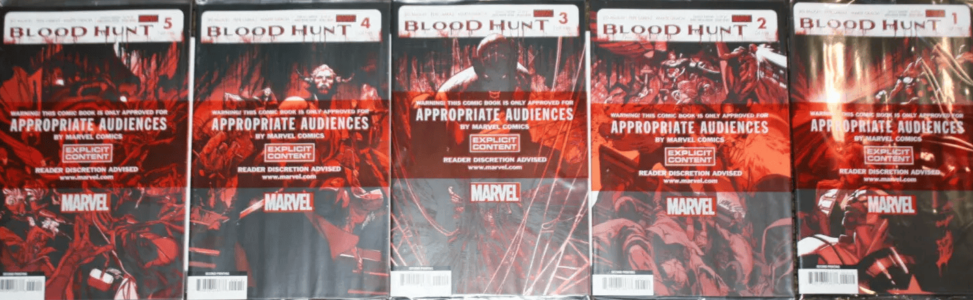 BLOOD HUNT: RED BAND #1-5 (2ND PRINT) SET