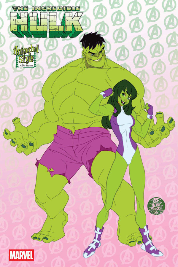 INCREDIBLE HULK #22 (MARK BROOKS ANIMATED-STYLE VARIANT)