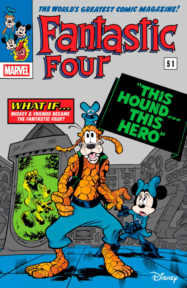 FANTASTIC FOUR #29 (PAOLO MOTTURA DISNEY WHAT IF? FANTASTIC FOUR HOMAGE VARIANT)