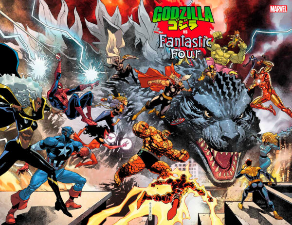 GODZILLA VS. FANTASTIC FOUR #1 (LEINIL YU WRAPAROUND VARIANT)