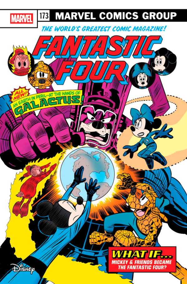 FANTASTIC FOUR #31 (CLAUDIO SCIARRONE DISNEY WHAT IF? FANTASTIC FOUR HOMAGE VARIANT)