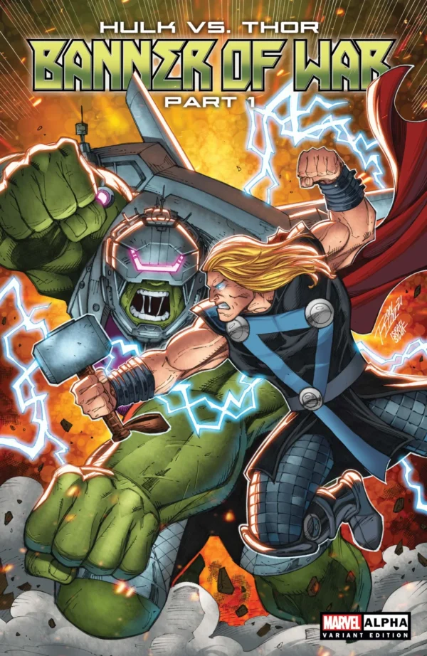 HULK VS. THOR: BANNER OF WAR ALPHA (2022) #1 (RON LIM VARIANT)