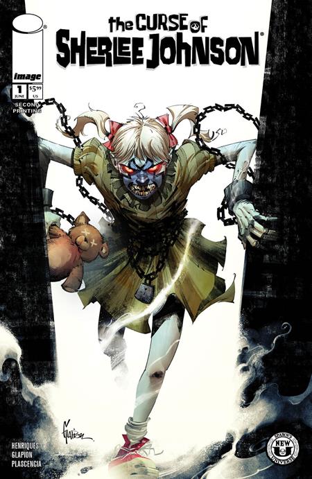 THE CURSE OF SHERLEE JOHNSON #1 2ND PRINT