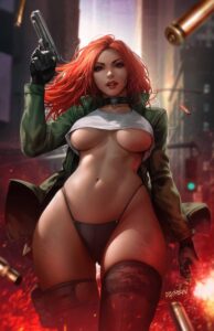 HEAT SEEKER EXPOSED A GUN HONEY SERIES #2 (OF 4) CVR K DERRICK CHEW VIRGIN