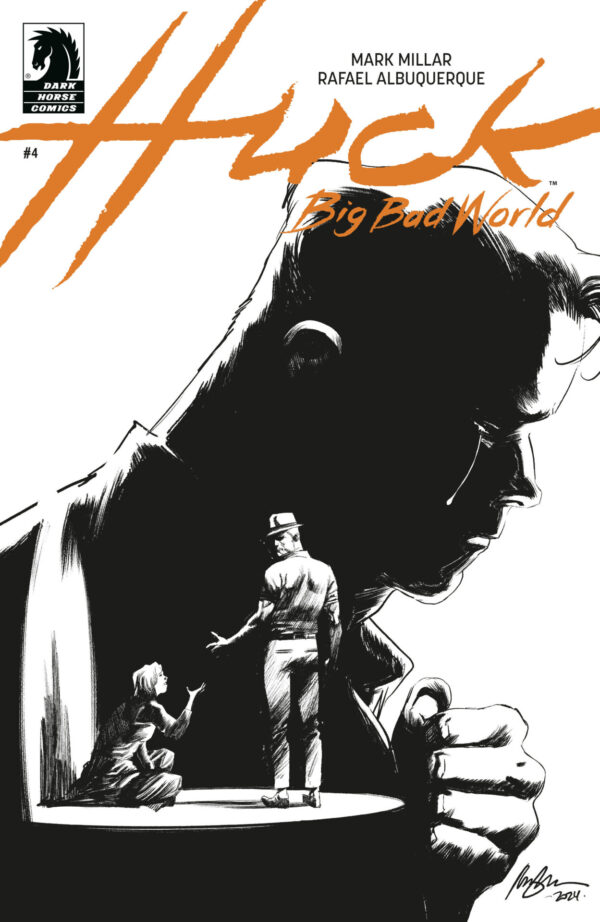 Huck: Big Bad World #4 (CVR B) (B&W)