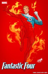 FANTASTIC FOUR #8 DAVID NAKAYAMA COLOR BLOCK RED VARIANT