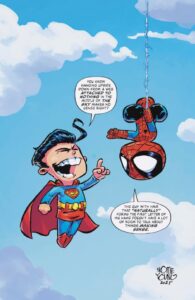 SPIDER-MAN/SUPERMAN #1 SKOTTIE YOUNG VIRGIN VARIANT